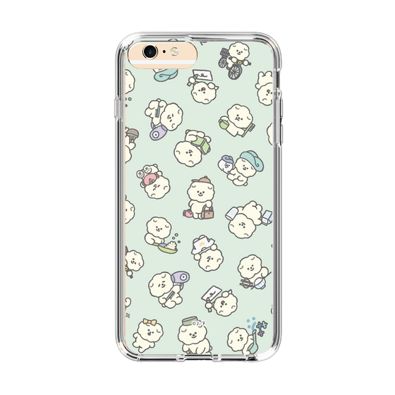 Slim Protection Case［ Mossari Mosao - Lots of Mosao - Green ］