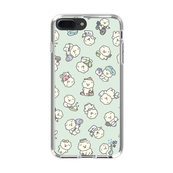 Slim Protection Case［ Mossari Mosao - Lots of Mosao - Green ］