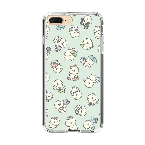 Slim Protection Case［ Mossari Mosao - Lots of Mosao - Green ］
