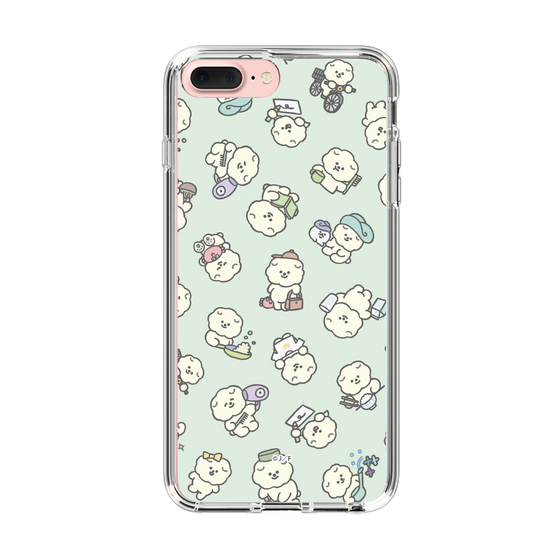 Slim Protection Case［ Mossari Mosao - Lots of Mosao - Green ］