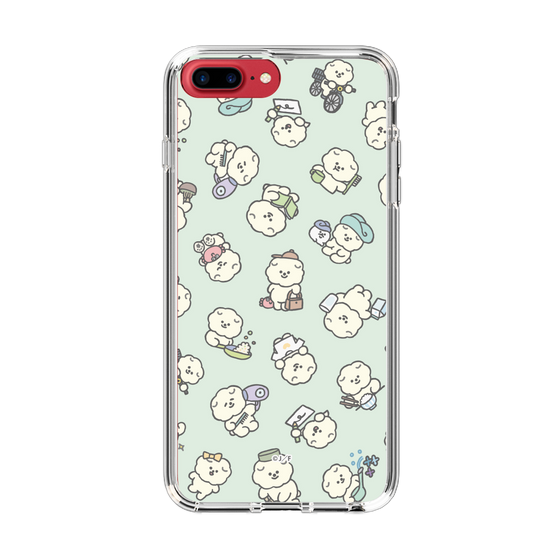 Slim Protection Case［ Mossari Mosao - Lots of Mosao - Green ］