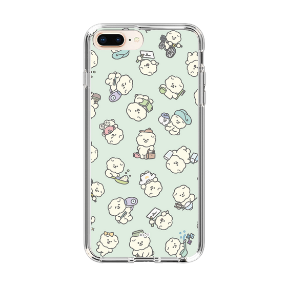 Slim Protection Case［ Mossari Mosao - Lots of Mosao - Green ］