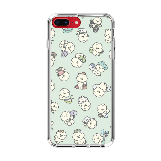 Slim Protection Case［ Mossari Mosao - Lots of Mosao - Green ］
