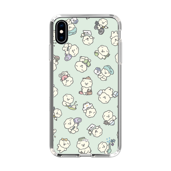 Slim Protection Case［ Mossari Mosao - Lots of Mosao - Green ］