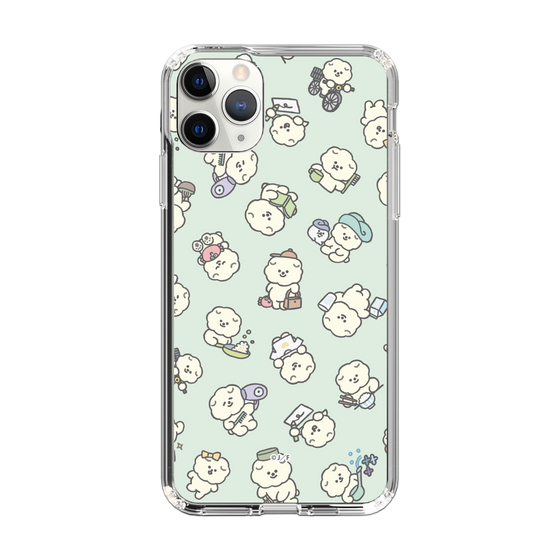 Slim Protection Case［ Mossari Mosao - Lots of Mosao - Green ］