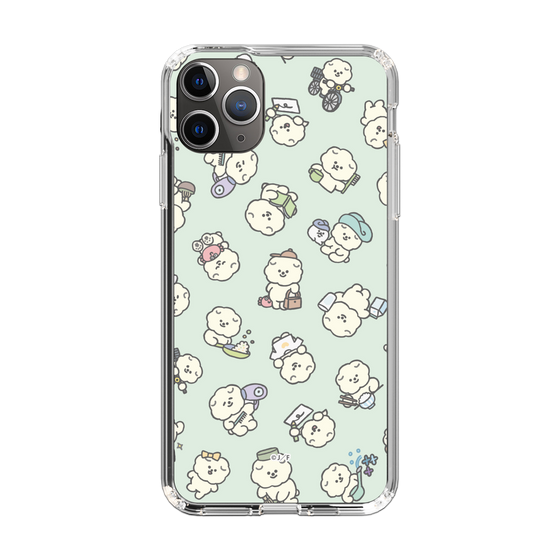 Slim Protection Case［ Mossari Mosao - Lots of Mosao - Green ］