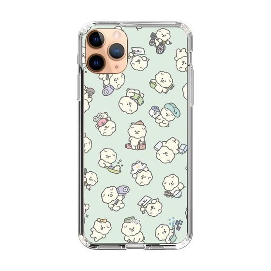 Slim Protection Case［ Mossari Mosao - Lots of Mosao - Green ］