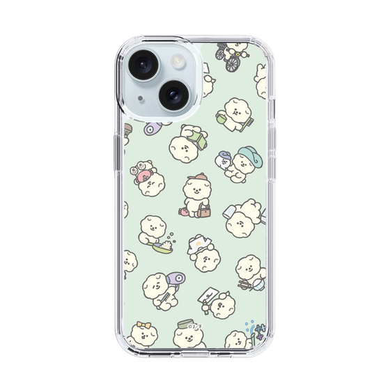 Slim Protection Case［ Mossari Mosao - Lots of Mosao - Green ］