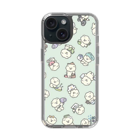 Slim Protection Case［ Mossari Mosao - Lots of Mosao - Green ］