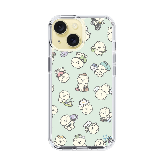 Slim Protection Case［ Mossari Mosao - Lots of Mosao - Green ］