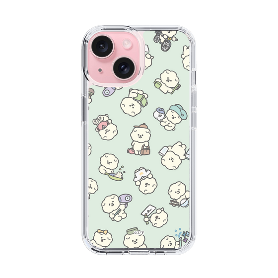 Slim Protection Case［ Mossari Mosao - Lots of Mosao - Green ］