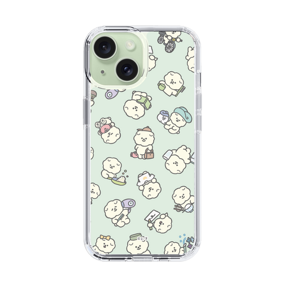 Slim Protection Case［ Mossari Mosao - Lots of Mosao - Green ］