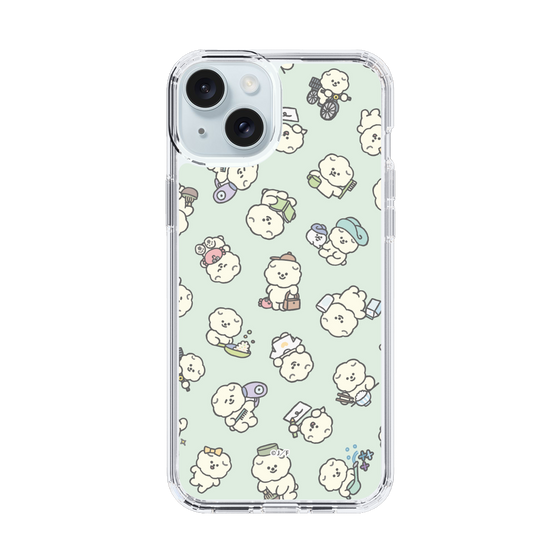 Slim Protection Case［ Mossari Mosao - Lots of Mosao - Green ］