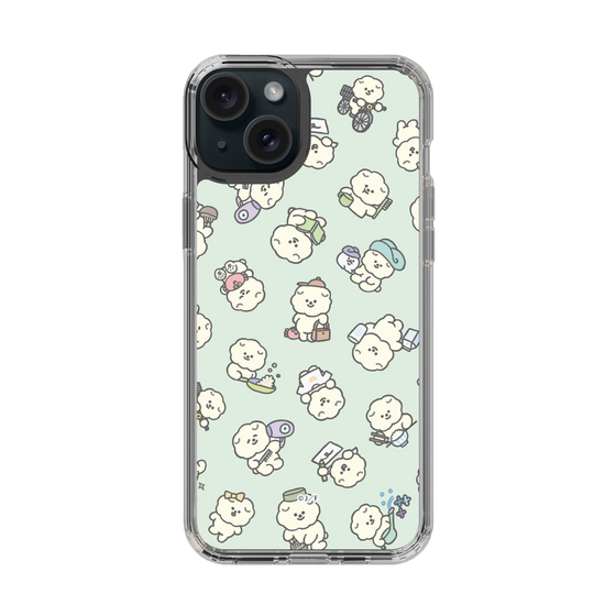 Slim Protection Case［ Mossari Mosao - Lots of Mosao - Green ］