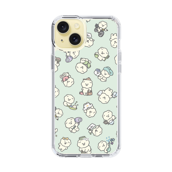 Slim Protection Case［ Mossari Mosao - Lots of Mosao - Green ］