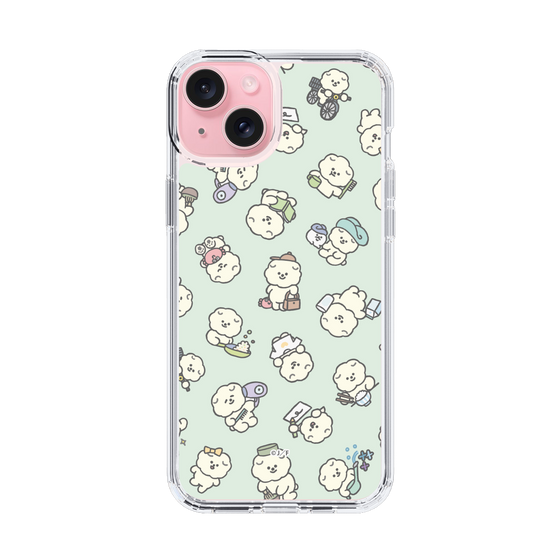 Slim Protection Case［ Mossari Mosao - Lots of Mosao - Green ］
