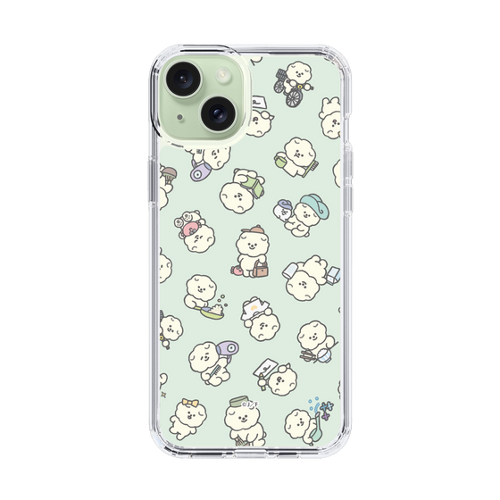 Slim Protection Case［ Mossari Mosao - Lots of Mosao - Green ］