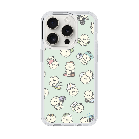 Slim Protection Case［ Mossari Mosao - Lots of Mosao - Green ］