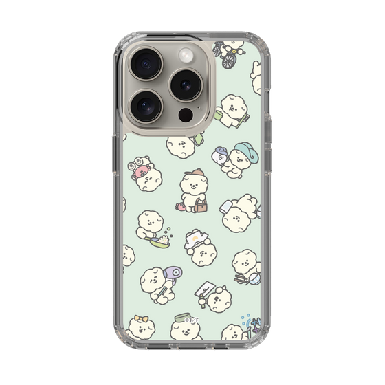 Slim Protection Case［ Mossari Mosao - Lots of Mosao - Green ］