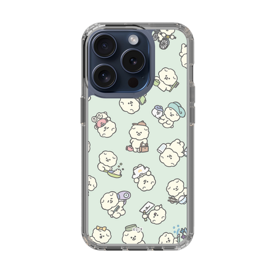 Slim Protection Case［ Mossari Mosao - Lots of Mosao - Green ］