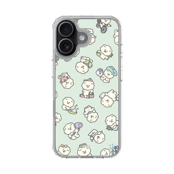 Slim Protection Case［ Mossari Mosao - Lots of Mosao - Green ］