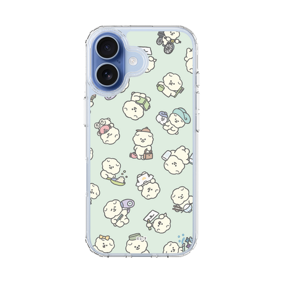 Slim Protection Case［ Mossari Mosao - Lots of Mosao - Green ］