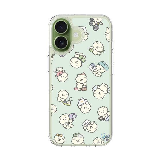 Slim Protection Case［ Mossari Mosao - Lots of Mosao - Green ］
