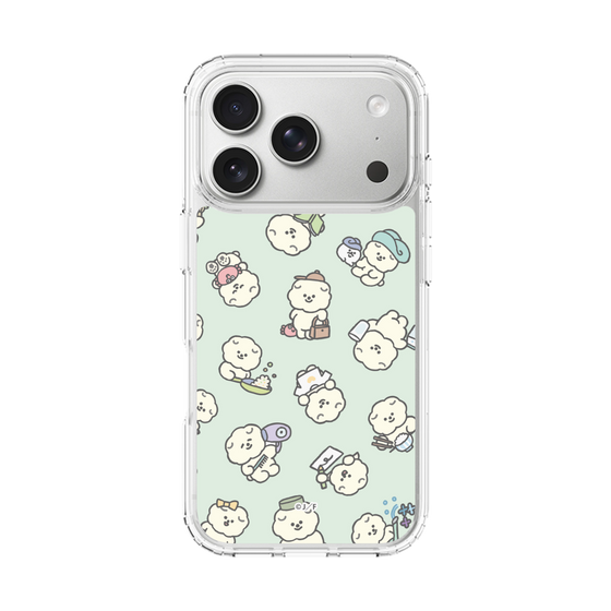 Slim Protection Case［ Mossari Mosao - Lots of Mosao - Green ］