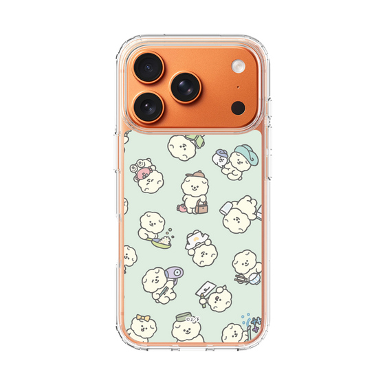 Slim Protection Case［ Mossari Mosao - Lots of Mosao - Green ］