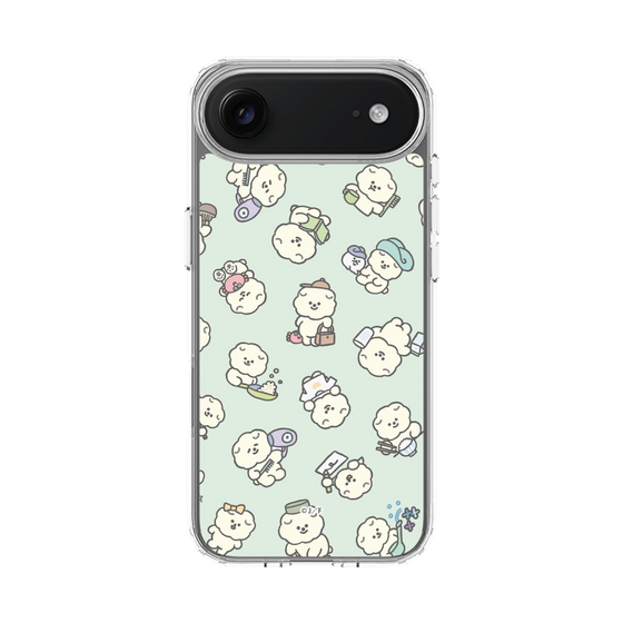 Slim Protection Case［ Mossari Mosao - Lots of Mosao - Green ］