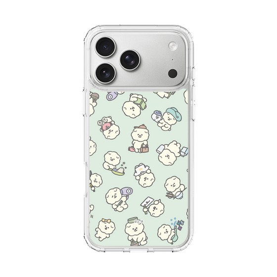 Slim Protection Case［ Mossari Mosao - Lots of Mosao - Green ］