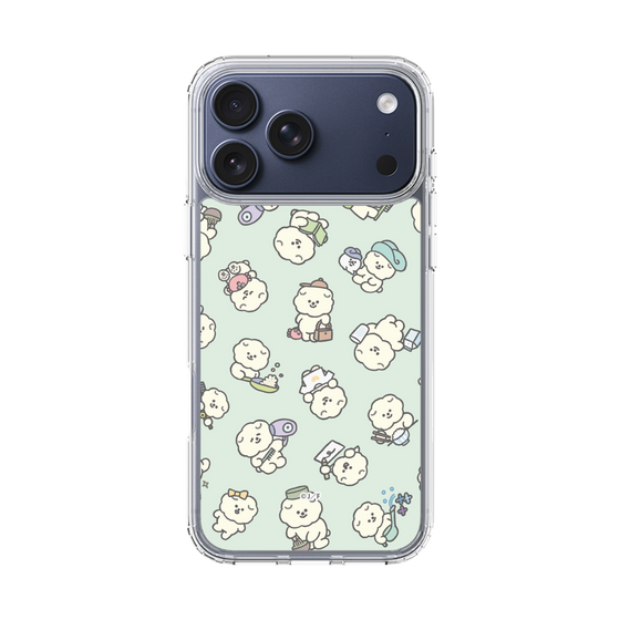 Slim Protection Case［ Mossari Mosao - Lots of Mosao - Green ］