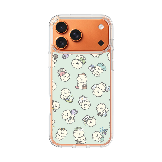 Slim Protection Case［ Mossari Mosao - Lots of Mosao - Green ］