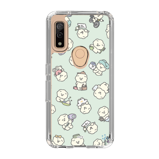 Slim Protection Case［ Mossari Mosao - Lots of Mosao - Green ］