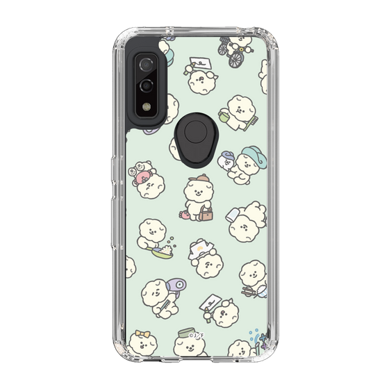Slim Protection Case［ Mossari Mosao - Lots of Mosao - Green ］