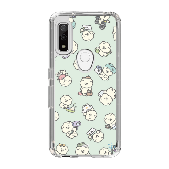 Slim Protection Case［ Mossari Mosao - Lots of Mosao - Green ］