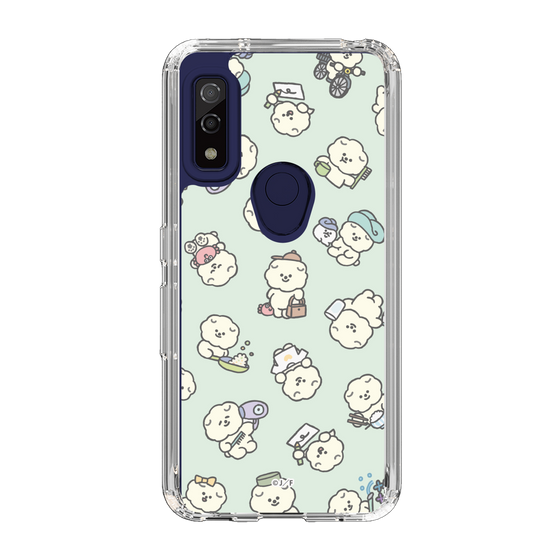 Slim Protection Case［ Mossari Mosao - Lots of Mosao - Green ］