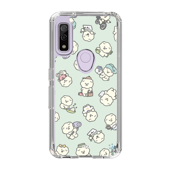 Slim Protection Case［ Mossari Mosao - Lots of Mosao - Green ］