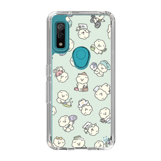 Slim Protection Case［ Mossari Mosao - Lots of Mosao - Green ］