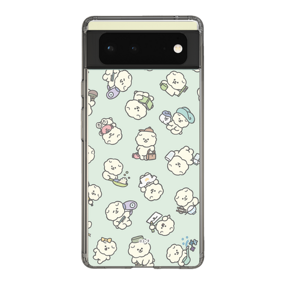 Slim Protection Case［ Mossari Mosao - Lots of Mosao - Green ］