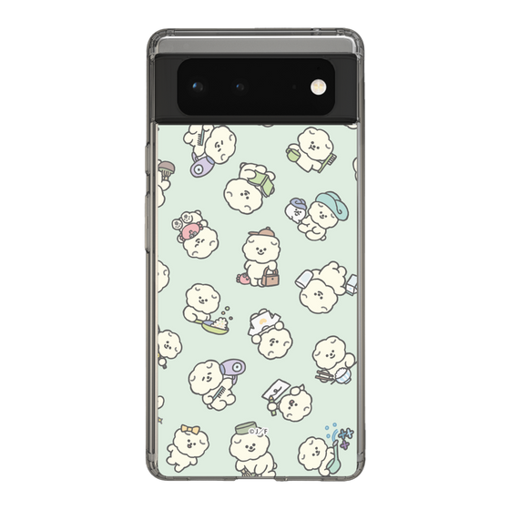 Slim Protection Case［ Mossari Mosao - Lots of Mosao - Green ］