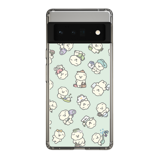 Slim Protection Case［ Mossari Mosao - Lots of Mosao - Green ］