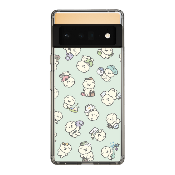 Slim Protection Case［ Mossari Mosao - Lots of Mosao - Green ］