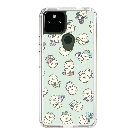 Slim Protection Case［ Mossari Mosao - Lots of Mosao - Green ］