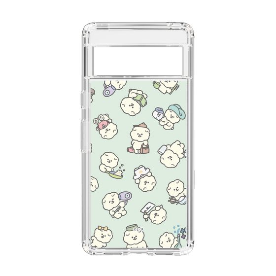 Slim Protection Case［ Mossari Mosao - Lots of Mosao - Green ］