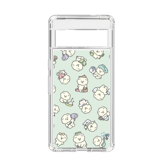 Slim Protection Case［ Mossari Mosao - Lots of Mosao - Green ］