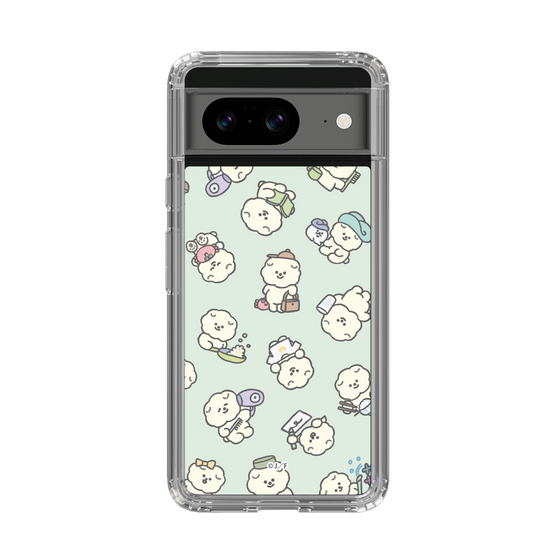 Slim Protection Case［ Mossari Mosao - Lots of Mosao - Green ］
