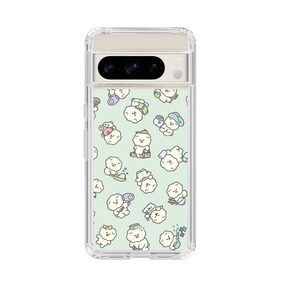 Slim Protection Case［ Mossari Mosao - Lots of Mosao - Green ］