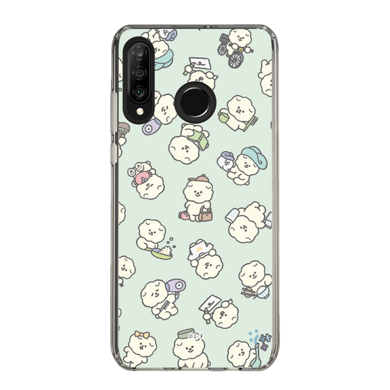 Slim Protection Case［ Mossari Mosao - Lots of Mosao - Green ］