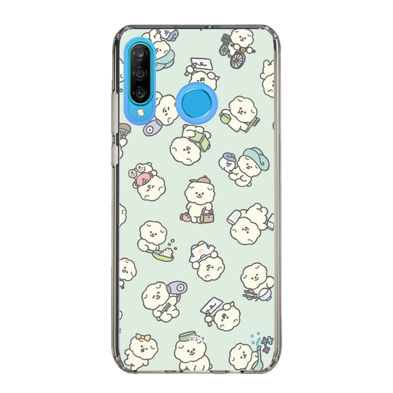 Slim Protection Case［ Mossari Mosao - Lots of Mosao - Green ］